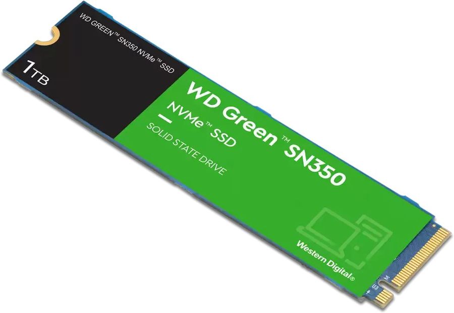 Накопитель SSD WD Original PCI-E x4 1Tb WDS100T3G0C Green SN350 M.2 2280
