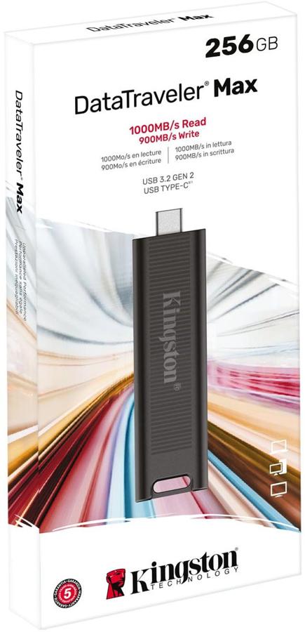 Флеш Диск Kingston 256Gb DataTraveler Type-C Max DTMAX/256GB USB3.2 черный