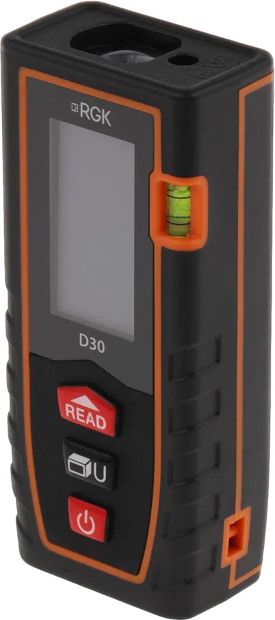 Лазерный дальномер RGK D30 2кл.лаз. 635нм цв.луч. красный (4610011870019)