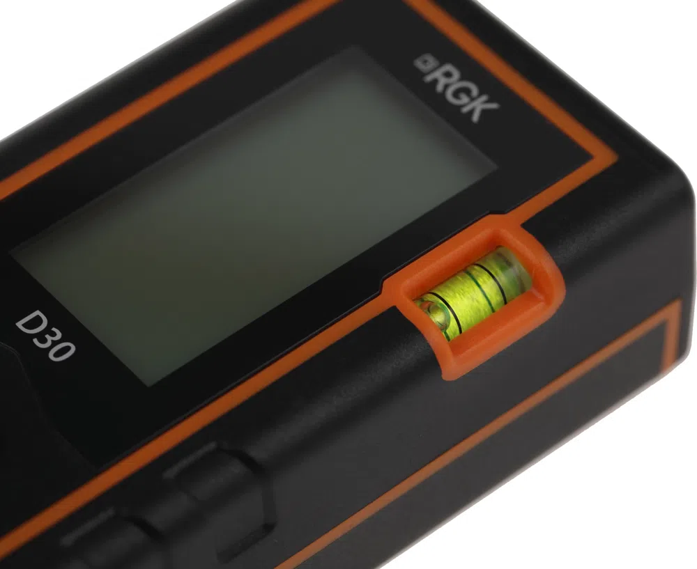 Лазерный дальномер RGK D30 2кл.лаз. 635нм цв.луч. красный (4610011870019)