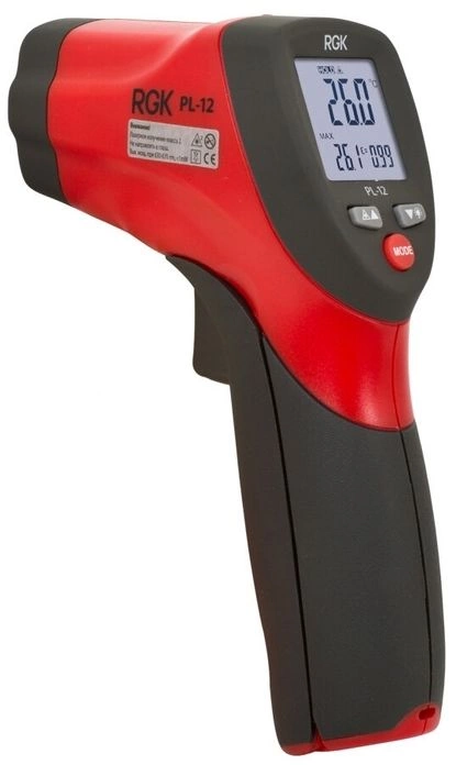 Пирометр RGK PL-12 красный/черный