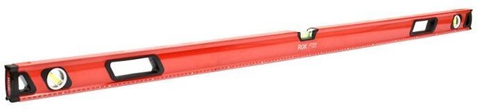 Уровень RGK U7150 пузырьковый 3глаз. магнит. красный