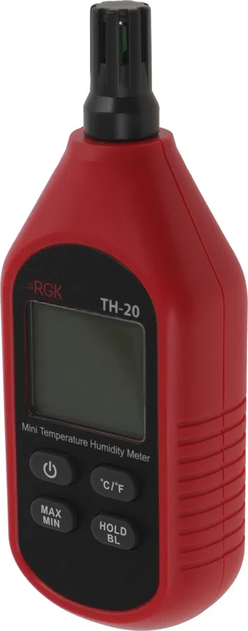 Термогигрометр RGK TH-20 портативный красный/черный (776486)