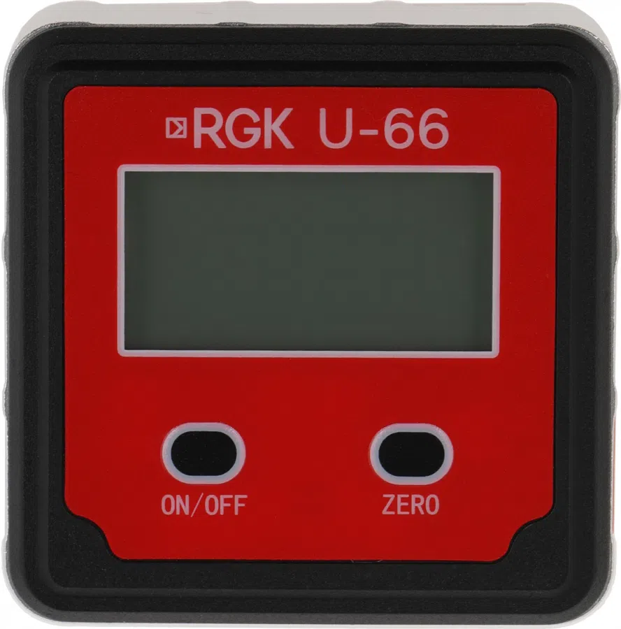 Уровень RGK U-66 электронный магнит. черный/красный (776080)