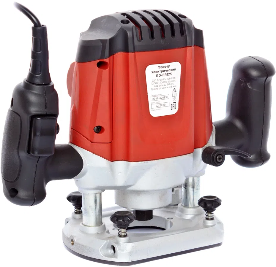 Фрезер RedVerg RD-ER125 1250Вт 30000об/мин макс.ход:50мм