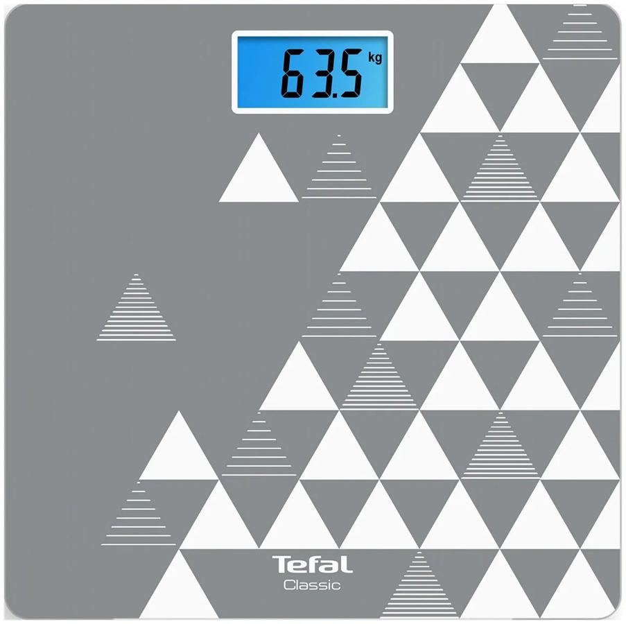 Весы напольные электронные Tefal PP1534V0 макс.160кг серый/рисунок