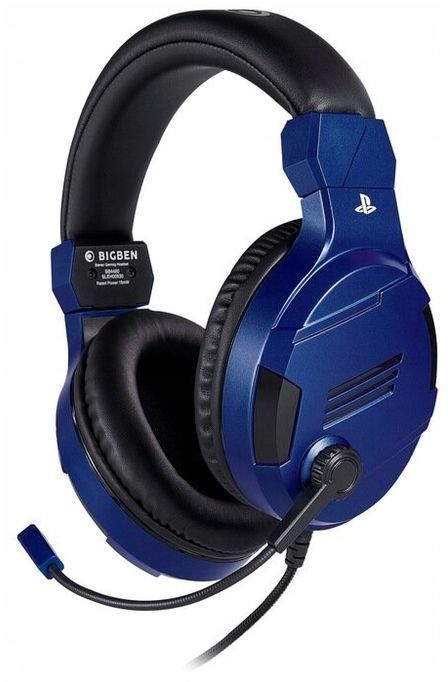 Наушники с микрофоном Nacon Bigben синий 2.2м накладные оголовье (PS4OFHEADSETV3BLUE)