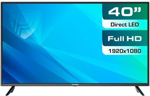 Телевизор LED Prestigio 40" PTV40SN04YCISBK черный FULL HD 50Hz DVB-T2 DVB-C DVB-S DVB-S2 (RUS)