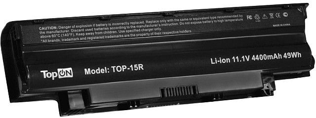 Батарея для ноутбука TopON 83374 11.1V 4400mAh литиево-ионная (TOP-15R)
