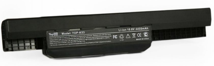 Батарея для ноутбука TopON 81720 10.8V 4400mAh литиево-ионная (TOP-K53)