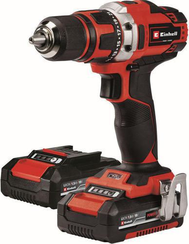 Дрель-шуруповерт Einhell PXC TE-CD 18/40-1 Li аккум. патрон:быстрозажимной (кейс в комплекте) (4513939)
