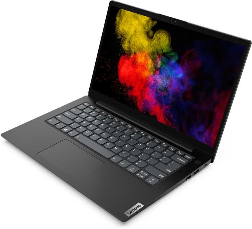 Ноутбук Lenovo V14 GEN2 ITL Core i3 1115G4 8Gb SSD256Gb Intel UHD Graphics 14" TN FHD (1920x1080) Windows 11 Professional black WiFi BT Cam