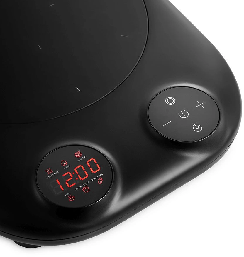 Плита Индукционная Kitfort КТ-145 черный стеклокерамика (настольная)