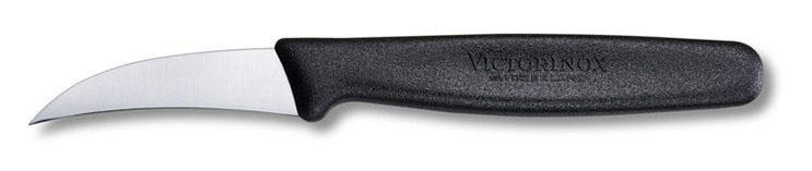 Нож кухонный Victorinox Swiss Classic 5.0503 стальной для чистки овощей и фруктов лезв.60мм прямая заточка черный