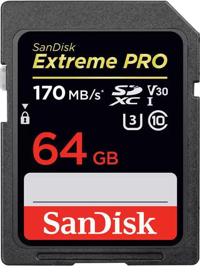 Флеш карта SDXC 64Gb Class10 Sandisk SDSDXXY-064G-GN4IN Extreme Pro