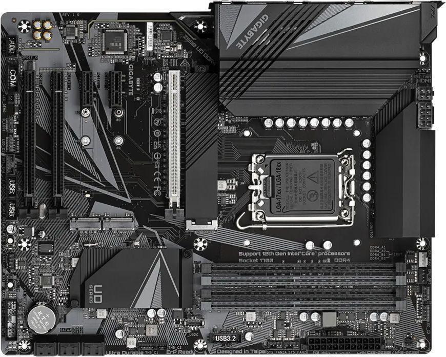 Материнская плата Gigabyte Z690 UD DDR4 Soc-1700 Intel Z690 4xDDR4 ATX AC`97 8ch(7.1) 2.5Gg RAID+HDMI+DP