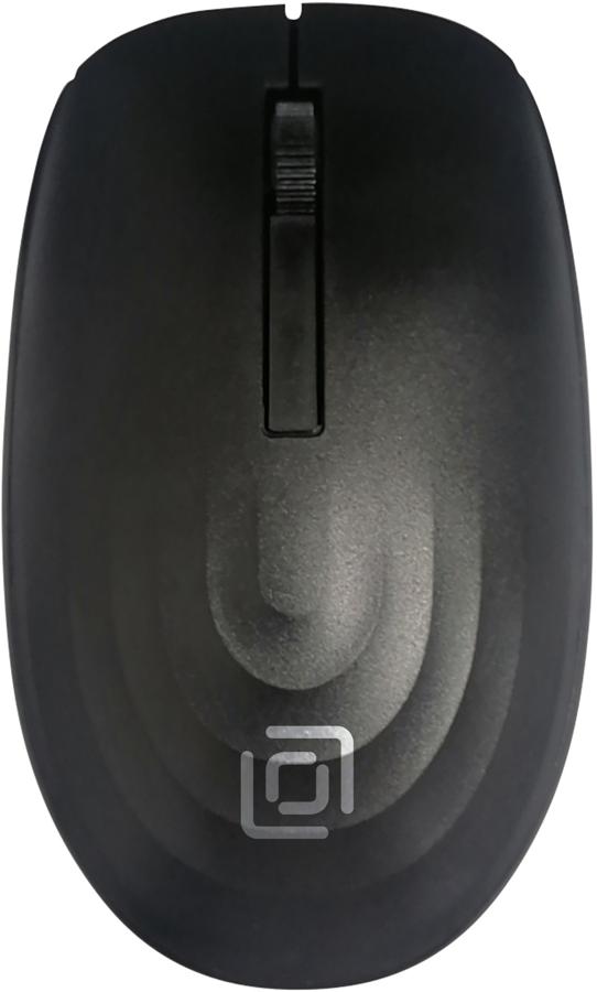 Мышь Оклик 506MW черный оптическая (1600dpi) беспроводная USB для ноутбука (4but)