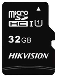 Флеш карта microSDHC 32Gb Class10 Hikvision HS-TF-C1(STD)/32G/Adapter + adapter
