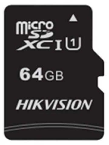 Флеш карта microSDXC 64Gb Class10 Hikvision HS-TF-C1(STD)/64G/Adapter + adapter