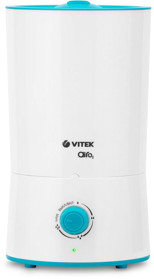 Увлажнитель воздуха Vitek 1760-VT-03 20Вт (ультразвуковой) белый/бирюзовый