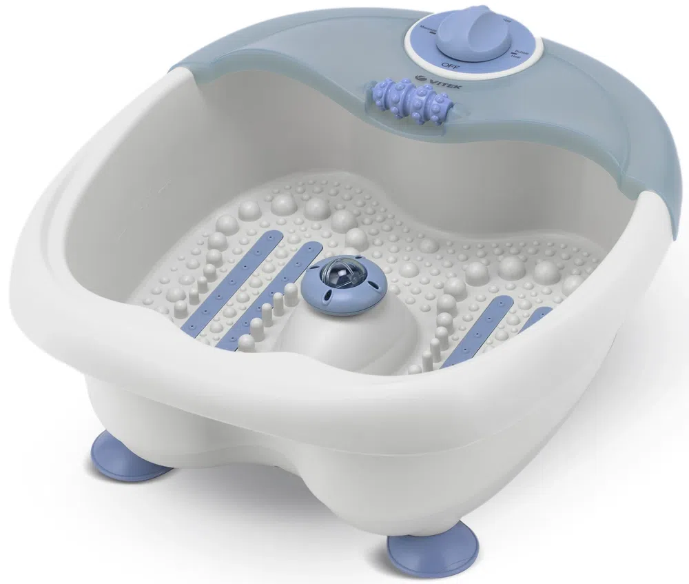 Гидромассажная ванночка для ног Vitek 1381-VT-02 белый/синий