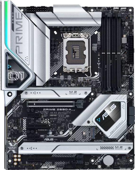 Материнская плата Asus PRIME Z690-A Soc-1700 Intel Z690 4xDDR5 ATX AC`97 8ch(7.1) 2.5Gg RAID+HDMI+DP