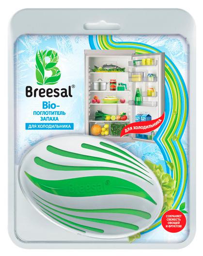 Поглотитель запаха для холодильников Breesal Y 2020 зеленый/белый 80гр (B/8001)