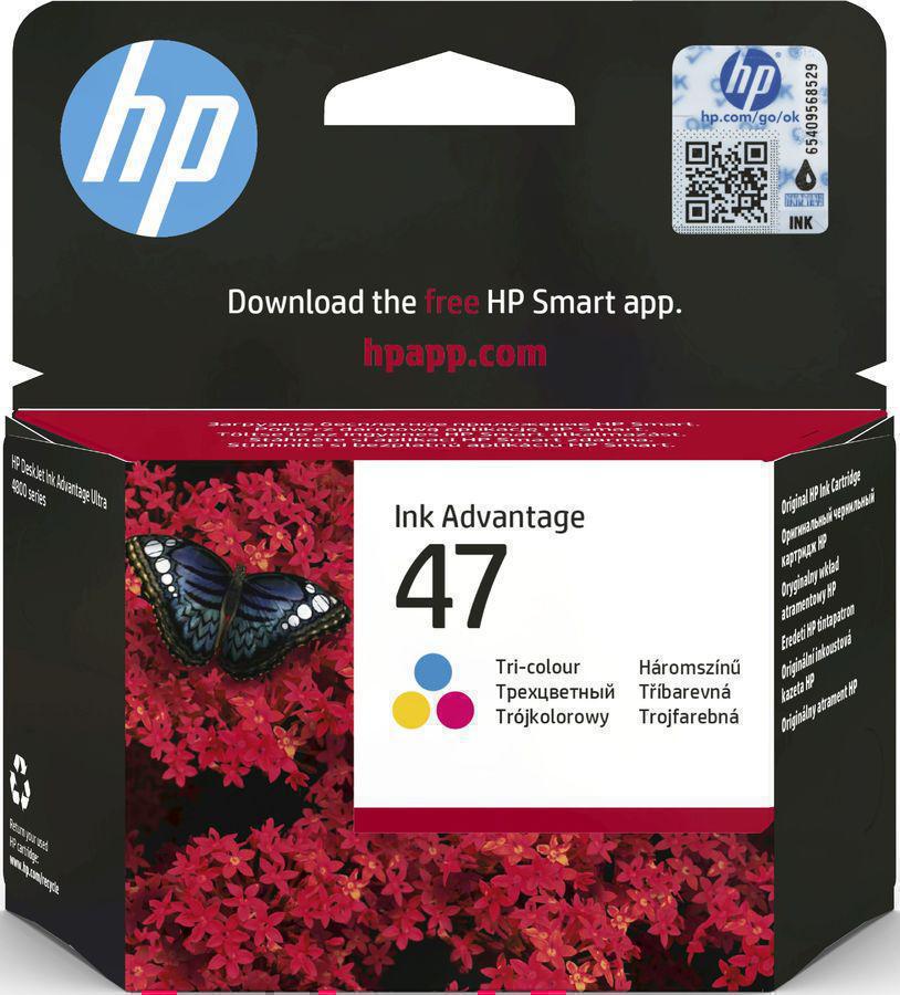Картридж струйный HP 47 6ZD61AE многоцветный (700стр.) (14мл) для HP DJ IA Ultra 4828