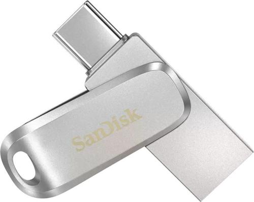Флеш Диск Sandisk 512Gb Ultra Dual Drive Luxe SDDDC4-512G-G46 USB3.1 серебристый