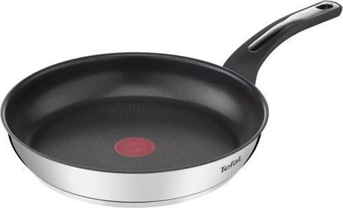 Сковорода Tefal Emotion E3000604 круглая 28см ручка несъемная (без крышки) серебристый (2100117988)