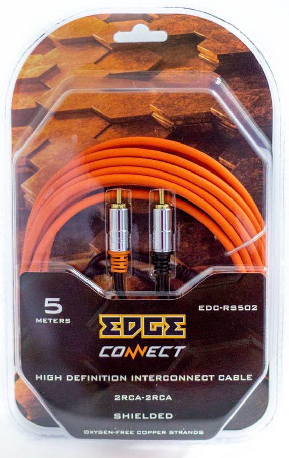 Кабель межблочный Edge EDC-RS502 5м красный/черный (упак.:1шт)