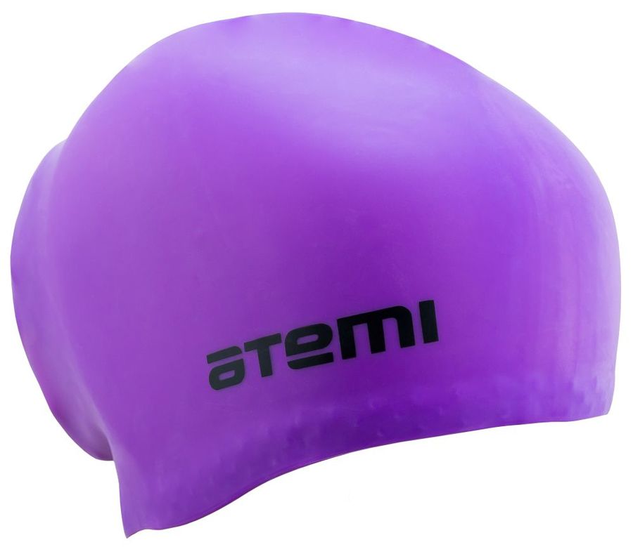 Шапочка для плавания Atemi LC-07 силикон фиолетовый