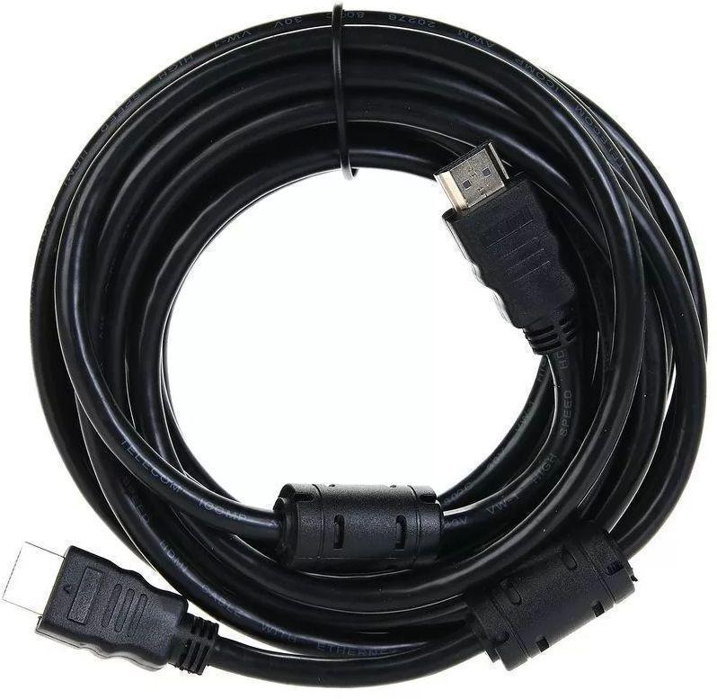 Кабель соединительный аудио-видео Premier Telecom HDMI (m)/HDMI (m) 7.5м. феррит.кольца позолоч.конт. черный (TCG200F-7.5M)