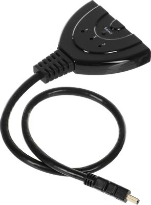 Переключатель аудио-видео Premier 5-871 HDMI (m)/HDMI (f)/HDMI (f) 0.5м. черный (5-871 0.5)