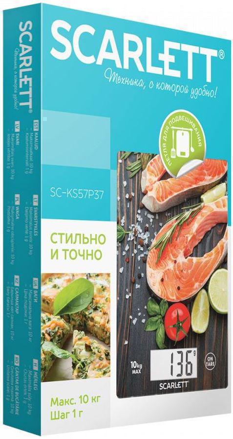 Весы кухонные электронные Scarlett SC-KS57P37 макс.вес:10кг рисунок