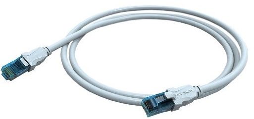 Патч-корд Vention VAP-A10-S500 UTP 4 пары cat.5E CCA molded 5м серый RJ-45 (m)-RJ-45 (m)