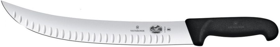 Нож кухонный Victorinox Fibrox (5.7323.31) стальной обвалочный лезв.310мм прямая заточка черный