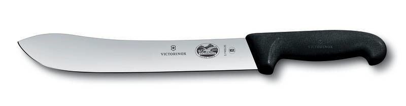 Нож Victorinox Fibrox (5.7403.31) стальной для забоя/разделки лезв.310мм прямая заточка черный