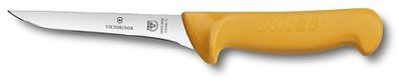 Нож кухонный Victorinox Swibo (5.8408.10) стальной обвалочный для мяса лезв.100мм прямая заточка желтый