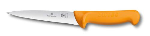 Нож кухонный Victorinox Swibo (5.8412.15) стальной универсальный лезв.150мм прямая заточка оранжевый