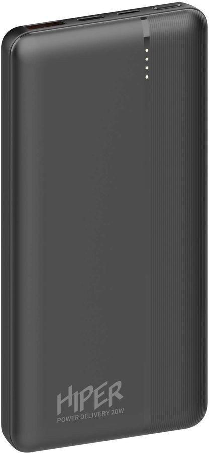 Мобильный аккумулятор Hiper MX Pro 10000 10000mAh QC/PD 3A черный (MX PRO 10000 BLACK)