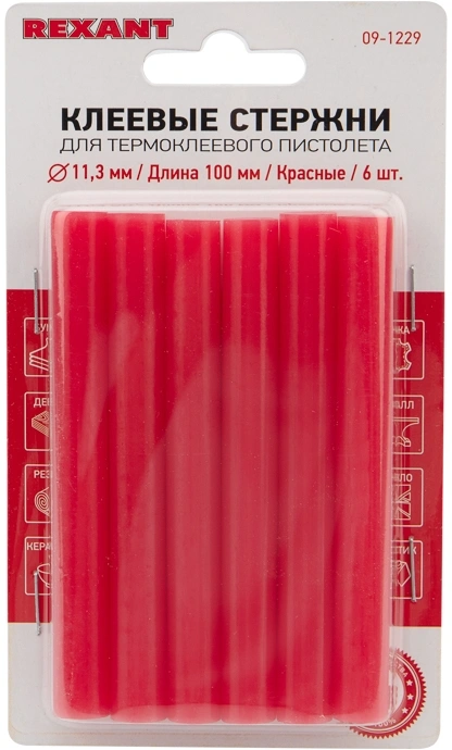 Клеевые стержни для клеевого пистолета Rexant 09-1229