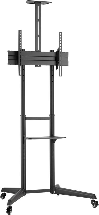 Подставка для телевизора Ultramounts UM268 черный 37"-75" макс.50кг напольный мобильный