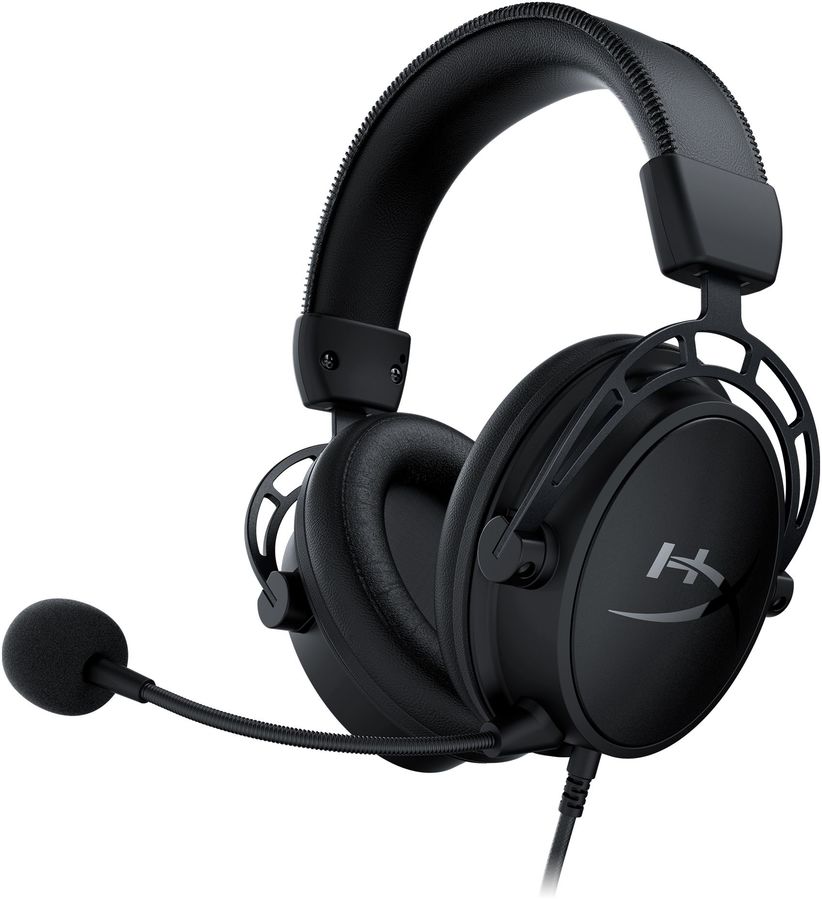 Наушники с микрофоном HyperX Cloud Alpha-Blackout Headset черный 1.3м накладные оголовье (HX-HSCA-BK/WW)