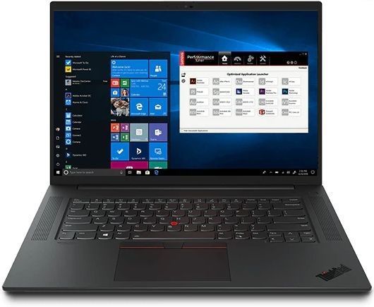 Ноутбук Lenovo ThinkPad P1 Gen 4 Core i7 11800H 16Gb SSD512Gb NVIDIA RTX A2000 4Gb 16" IPS WQXGA (2560x1600) Windows 10 Professional black WiFi BT Cam