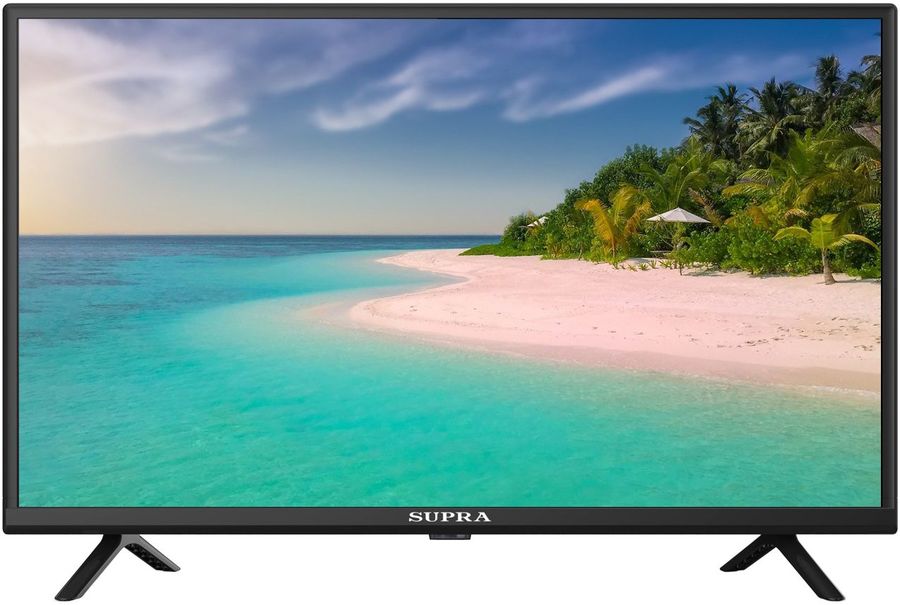 Телевизор LED Supra 32" STV-LC32LT0055W черный HD READY 60Hz DVB-T DVB-T2 DVB-C USB (RUS)