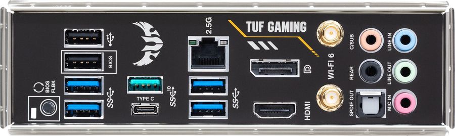 Материнская плата Asus TUF GAMING B550-PLUS WIFI II Soc-AM4 AMD B550 4xDDR4 ATX AC`97 8ch(7.1) 2.5Gg RAID+HDMI+DP