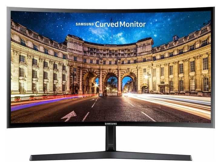 Монитор Samsung 23.5" C24F396FHI черный VA LED 4ms 16:9 HDMI матовая 3000:1 250cd 178гр/178гр 1920x1080 VGA FHD 3.3кг