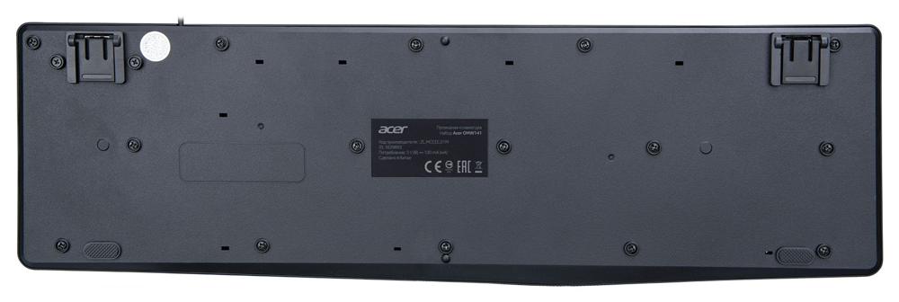 Клавиатура + мышь Acer OMW141 клав:черный мышь:черный USB (ZL.MCEEE.01M)