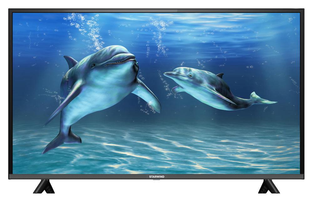Телевизор LED Starwind 50" SW-LED50UB401 Яндекс.ТВ черный Ultra HD 60Hz DVB-T DVB-T2 DVB-C DVB-S DVB-S2 USB WiFi Smart TV (RUS)
